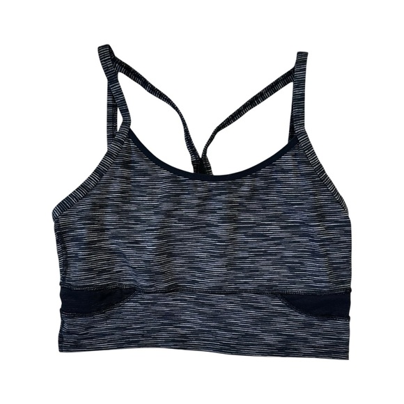 Athleta Barre Up Bralette Longline Sports Bra Small Black Pilates Yoga Gym‎ - Picture 2 of 7